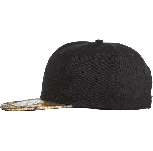 black / gold Gorra Bronx Glitter