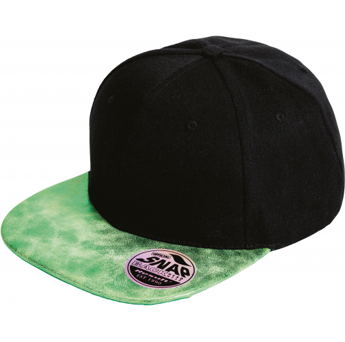 black / green Gorra Bronx Glitter