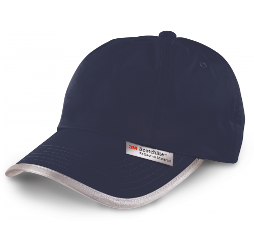 navy Gorra con bordes reflectantes