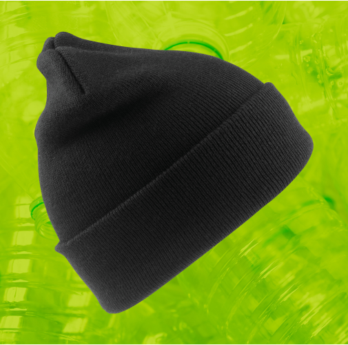 black Gorro Thinsulate™ - Material reciclado