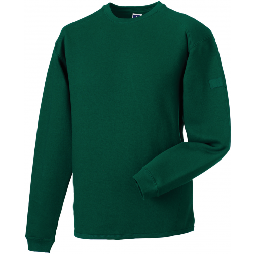 bottle green Sudadera Heavy Duty cuello redondo
