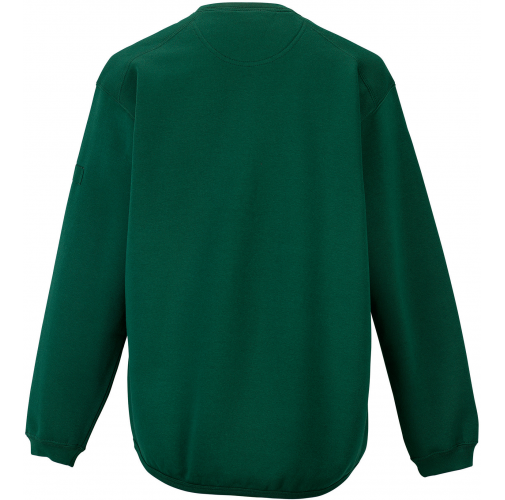 bottle green Sudadera Heavy Duty cuello redondo