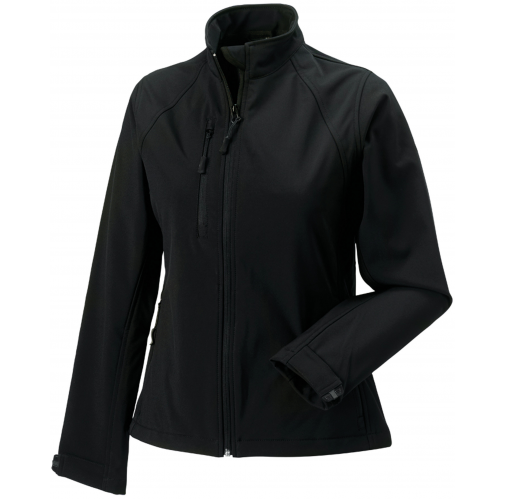 black Chaqueta Softshell mujer