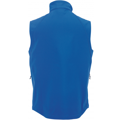 azur blue Chaleco Softshell hombre