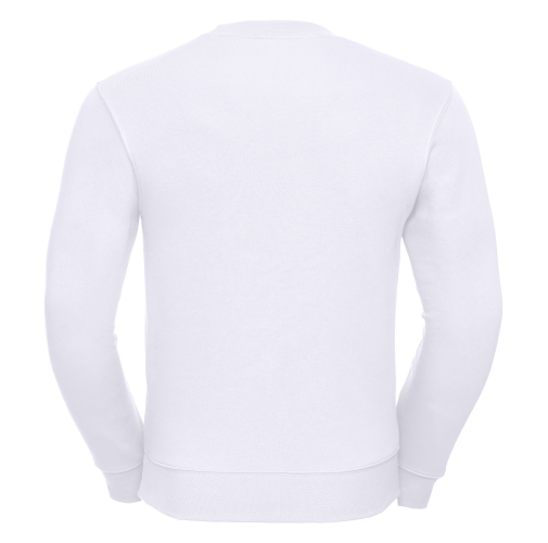 white Sudadera Authentic cuello redondo