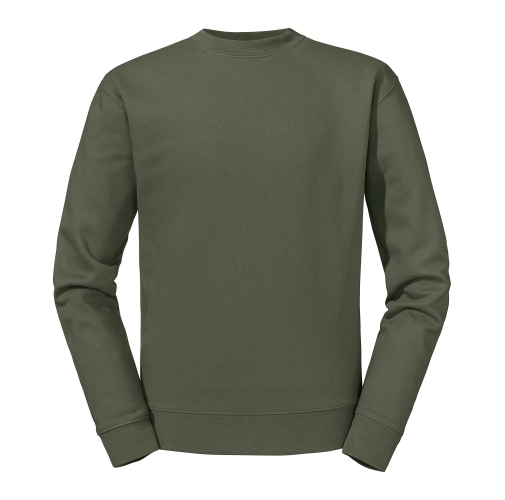 olive Sudadera Authentic cuello redondo