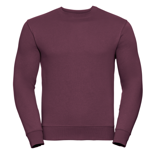 burgundy Sudadera Authentic cuello redondo