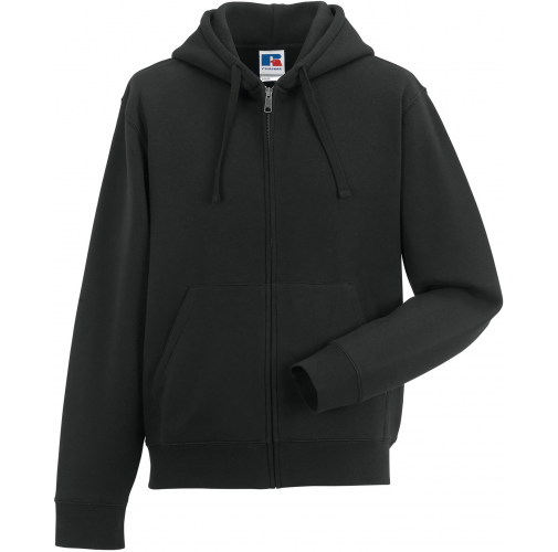 black Sudadera Authentic con cremallera y capucha