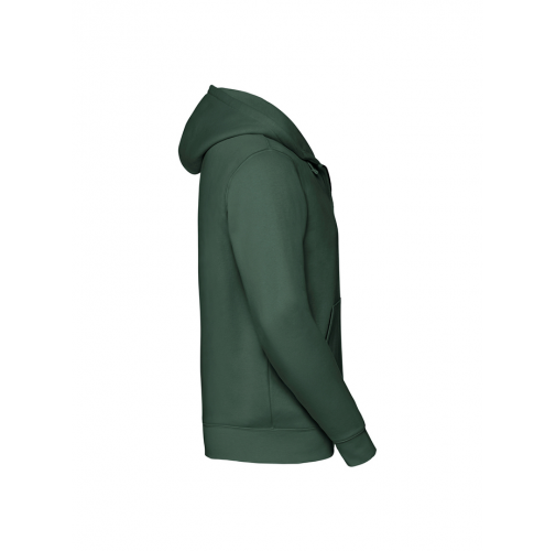 bottle green Sudadera Authentic con cremallera y capucha