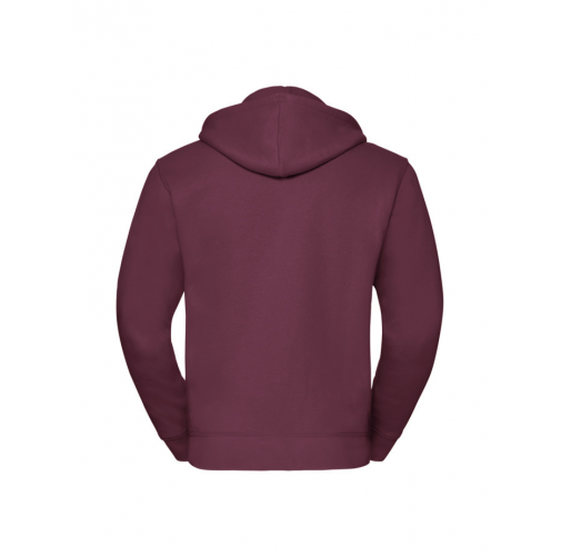 burgundy Sudadera Authentic con cremallera y capucha