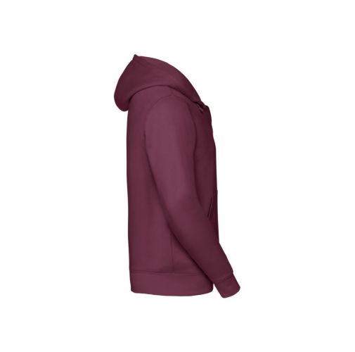 burgundy Sudadera Authentic con cremallera y capucha