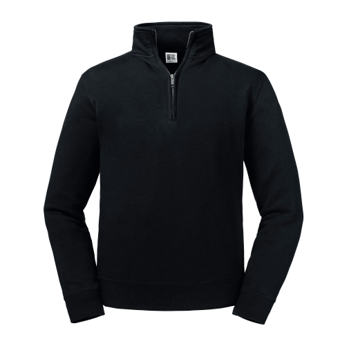 black Sudadera Authentic 1/4 cremallera