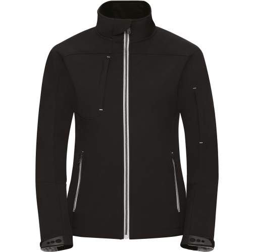 black Chaqueta Softshell Bionic-Finish® mujer
