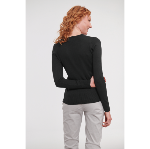 Jersey cuello de pico mujer