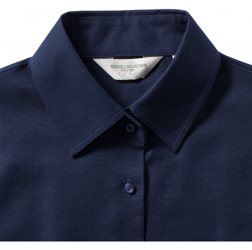 Camisa Oxford manga larga mujer