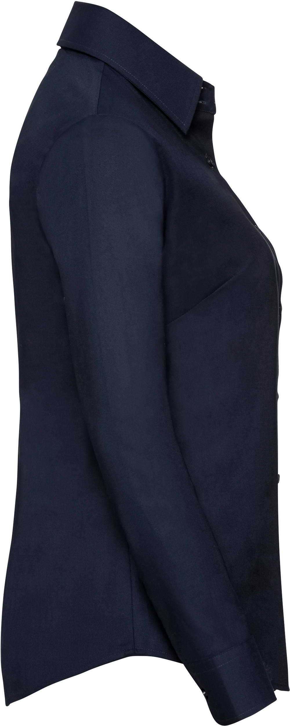 bright navy Camisa Oxford manga larga mujer