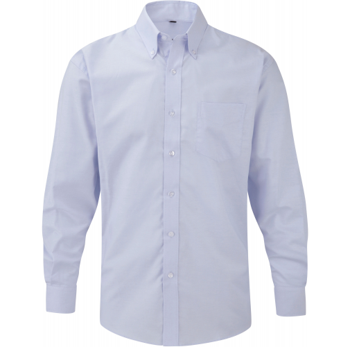 oxford blue Camisa Oxford manga larga hombre