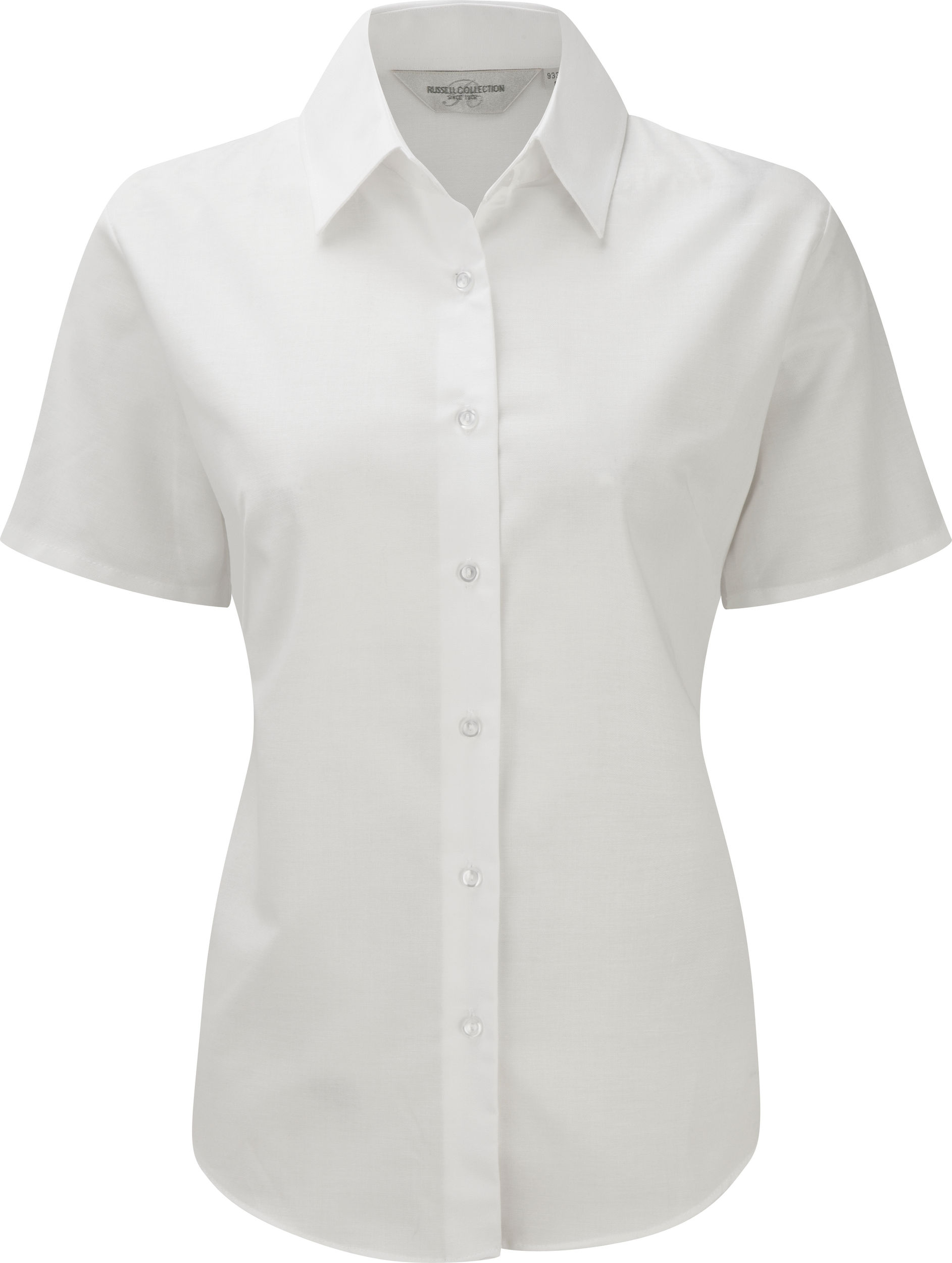 Camisa Oxford manga corta mujer