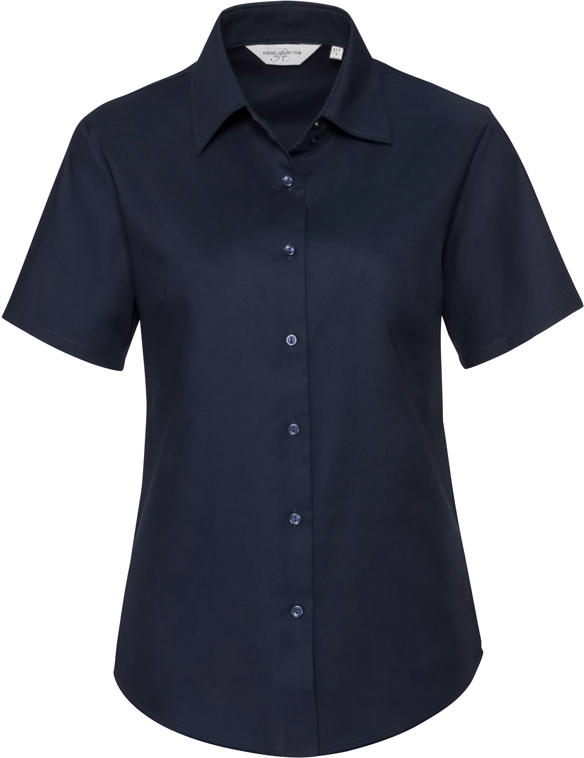 Camisa Oxford manga corta mujer