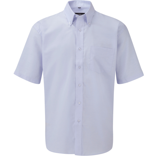 oxford blue Camisa Oxford manga corta hombre
