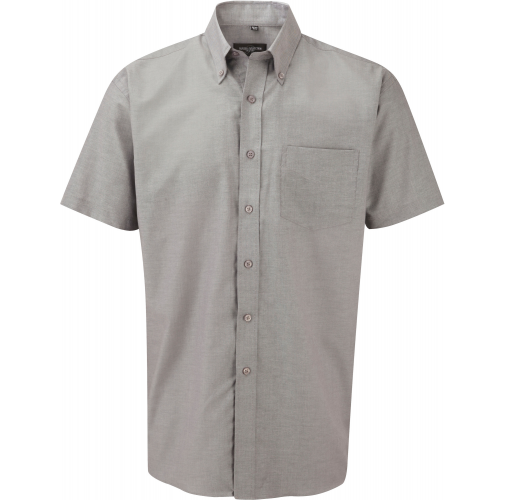 silver Camisa Oxford manga corta hombre