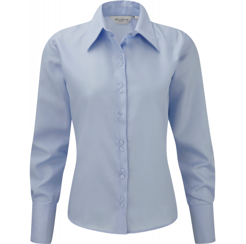 bright sky Camisa Non-Iron manga larga mujer