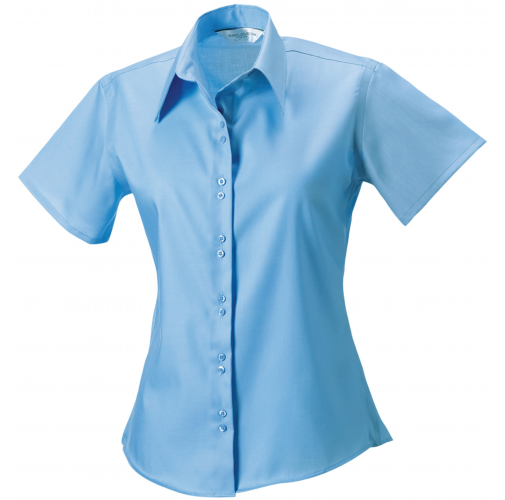 bright sky Camisa Non-Iron manga corta mujer