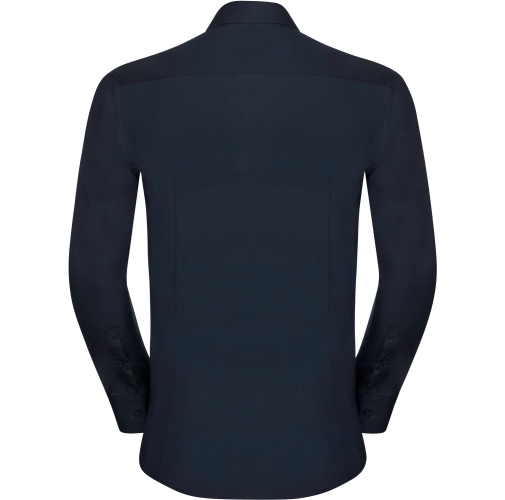 bright navy Camisa Ultimate Stretch manga larga hombre