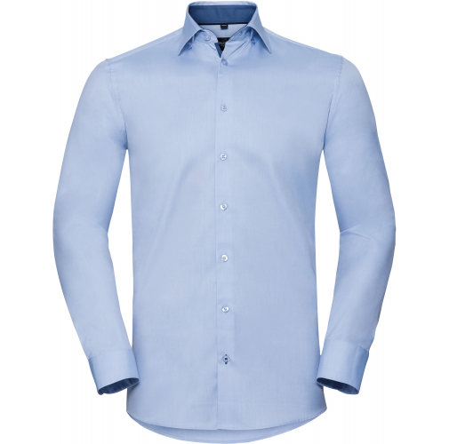 light blue / mid blue / bright navy Camisa Espiga manga larga