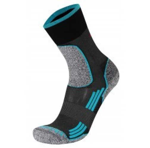 black / turquoise Calcetines L'increvable No Limit Walk