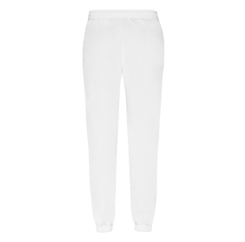 white Pantalón de jogging - tobillos elásticos (64-026-0)