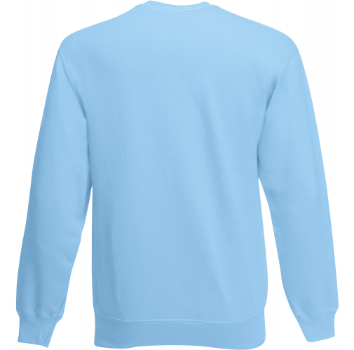sky blue Sudadera Classic cuello redondo (62-202-0)