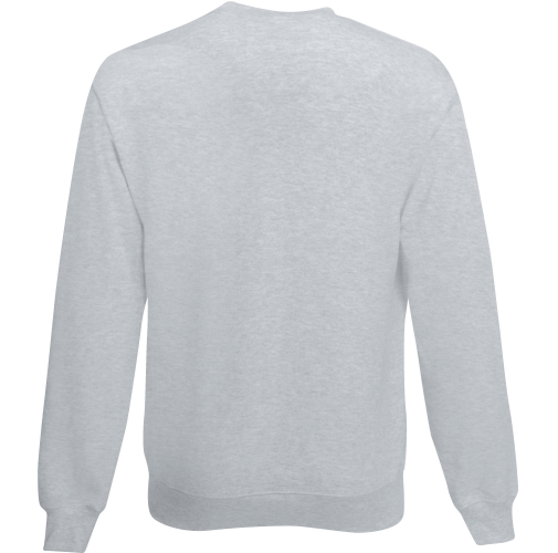 heather grey Sudadera Classic cuello redondo (62-202-0)