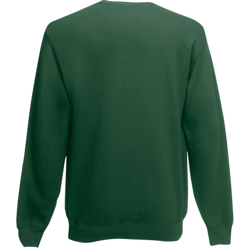 bottle green Sudadera Classic cuello redondo (62-202-0)