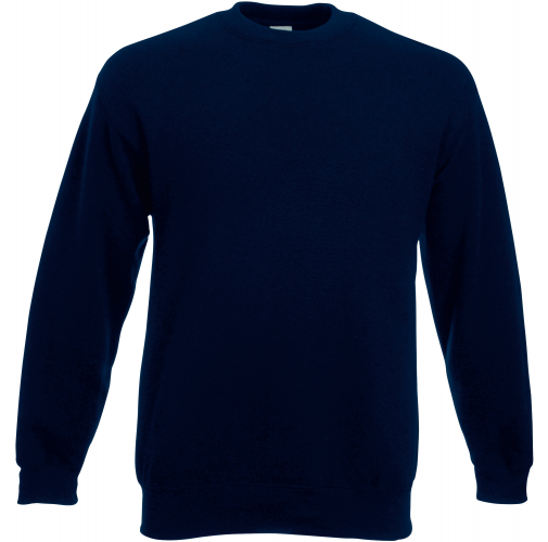 deep navy Sudadera Classic cuello redondo (62-202-0)