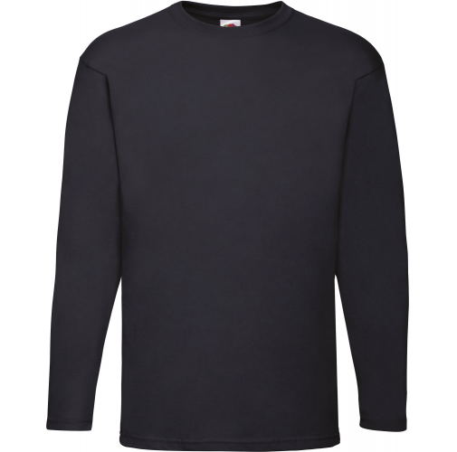 deep navy Camiseta Valueweight manga larga hombre (61-038-0)