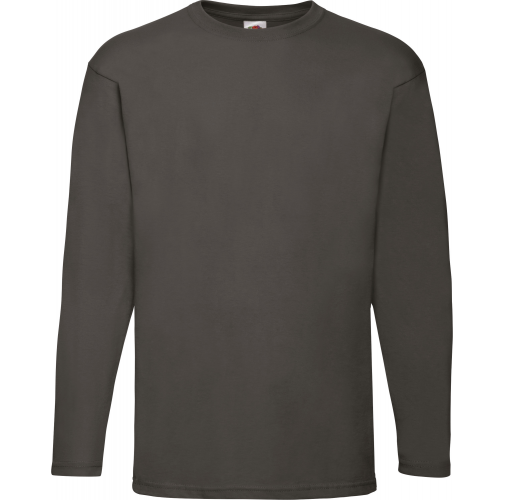 light graphite Camiseta Valueweight manga larga hombre (61-038-0)