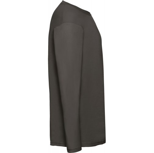 black Camiseta Valueweight manga larga hombre (61-038-0)