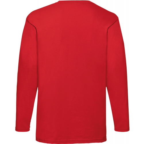 red Camiseta Valueweight manga larga hombre (61-038-0)