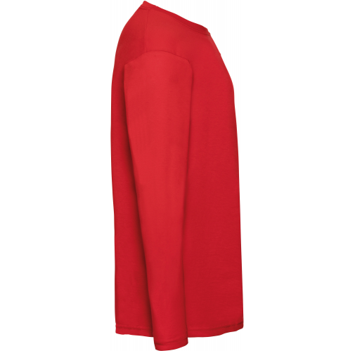 red Camiseta Valueweight manga larga hombre (61-038-0)
