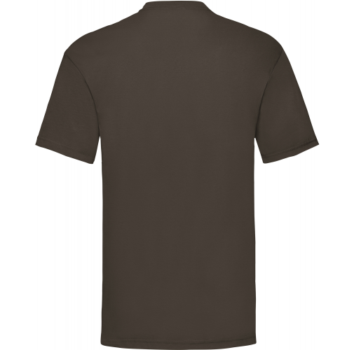 chocolate Camiseta Valueweight hombre (61-036-0)