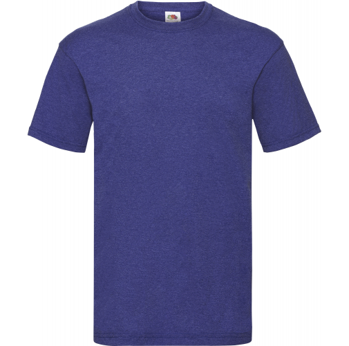 retro heather royal Camiseta Valueweight hombre (61-036-0)