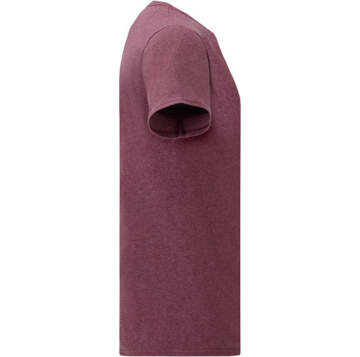 heather burgundy Camiseta Valueweight hombre (61-036-0)