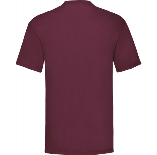 burgundy Camiseta Valueweight hombre (61-036-0)
