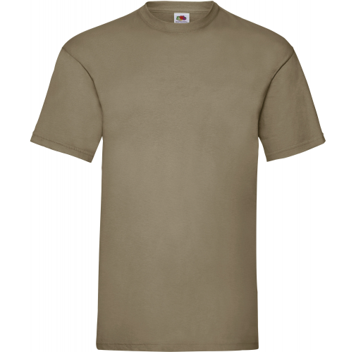 khaki beige Camiseta Valueweight hombre (61-036-0)