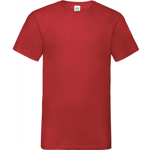 red Camiseta Valueweight cuello de pico hombre (61-066-0)