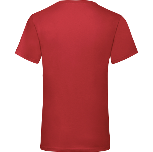 red Camiseta Valueweight cuello de pico hombre (61-066-0)