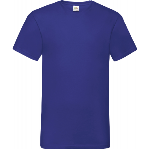 royal blue Camiseta Valueweight cuello de pico hombre (61-066-0)