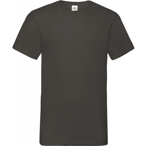 light graphite Camiseta Valueweight cuello de pico hombre (61-066-0)