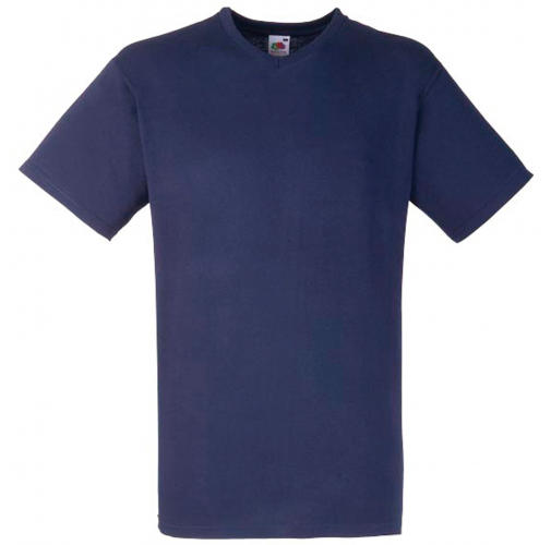 navy Camiseta Valueweight cuello de pico hombre (61-066-0)